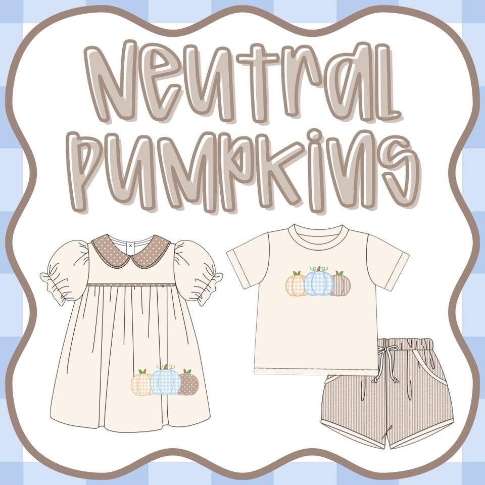 Neutral Pumpkins ETA September