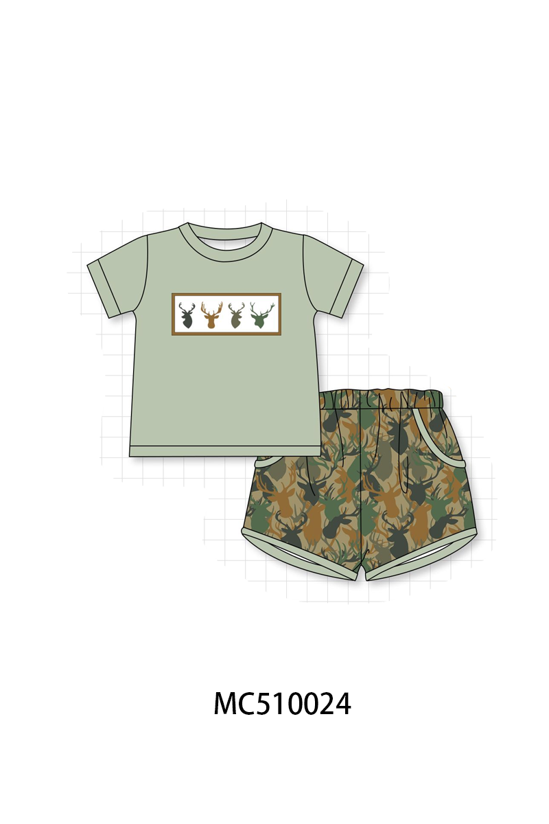 PO23 Camouflage Deer Antler Embroidery Collection ETA March