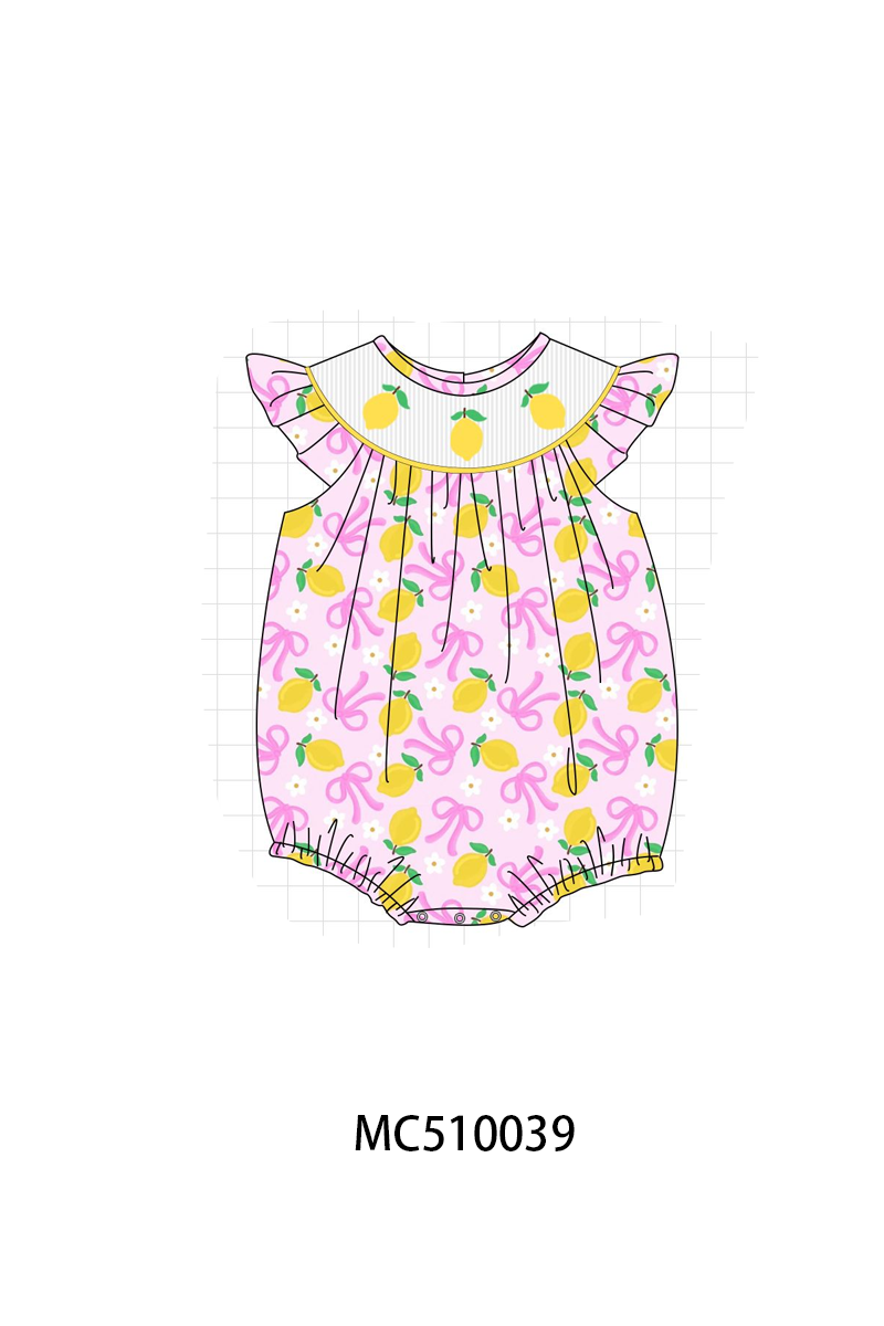 PO23 Purple Bow Lemon Machine Smocked Collection ETA March