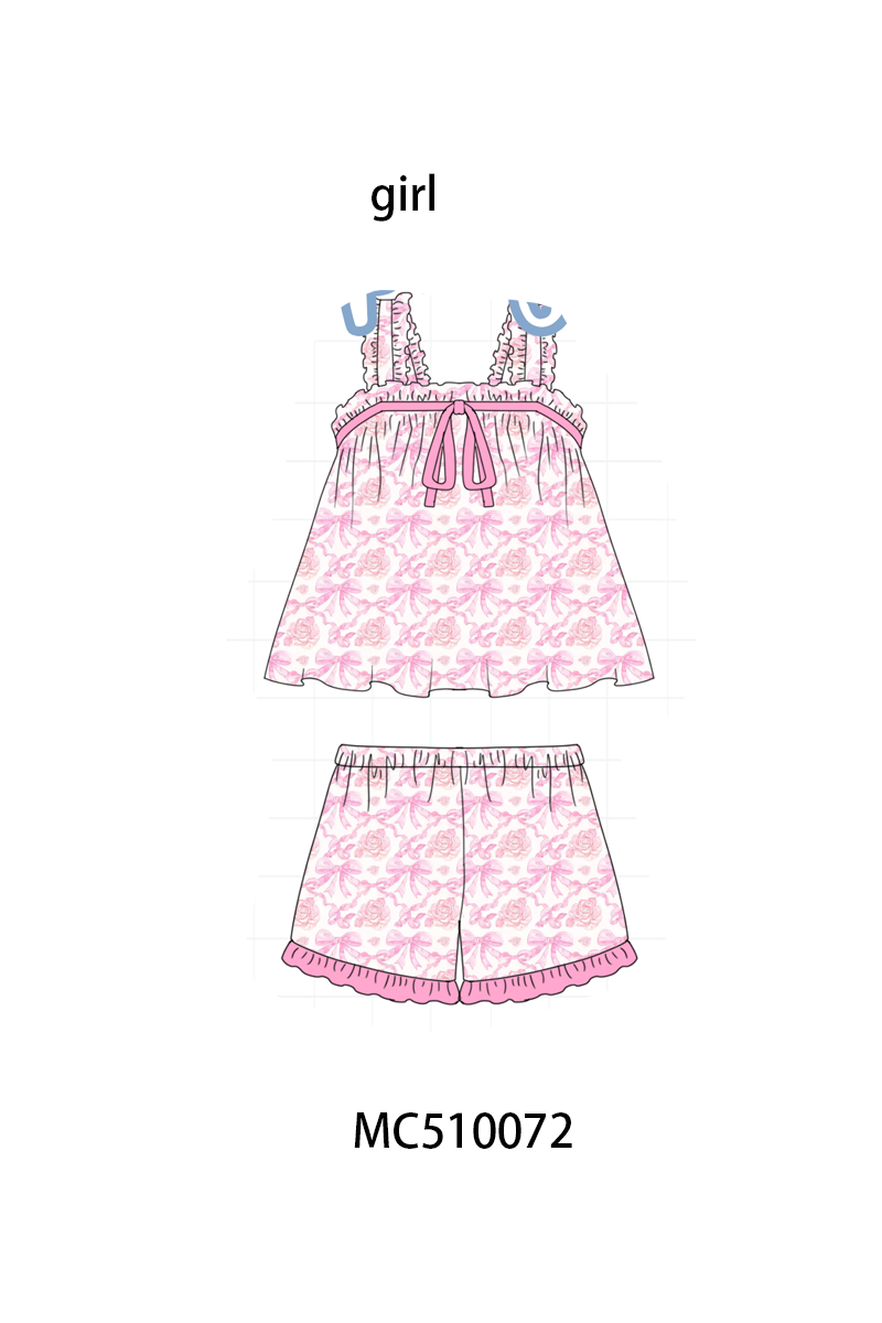 PO23 Multicolored Floral Print GIRLS Sleeping Wear Collection 1 ETA March