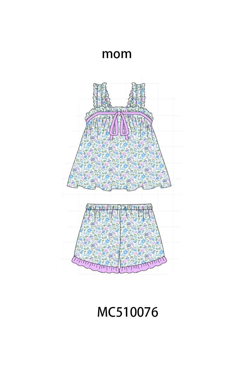 PO23 Multicolored Floral Print MOM Sleeping Wear Collection 2 ETA March