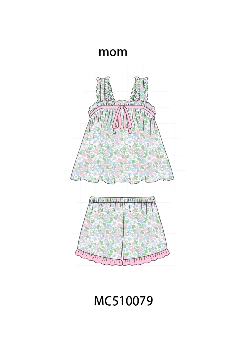 PO23 Multicolored Floral Print MOM Sleeping Wear Collection 2 ETA March