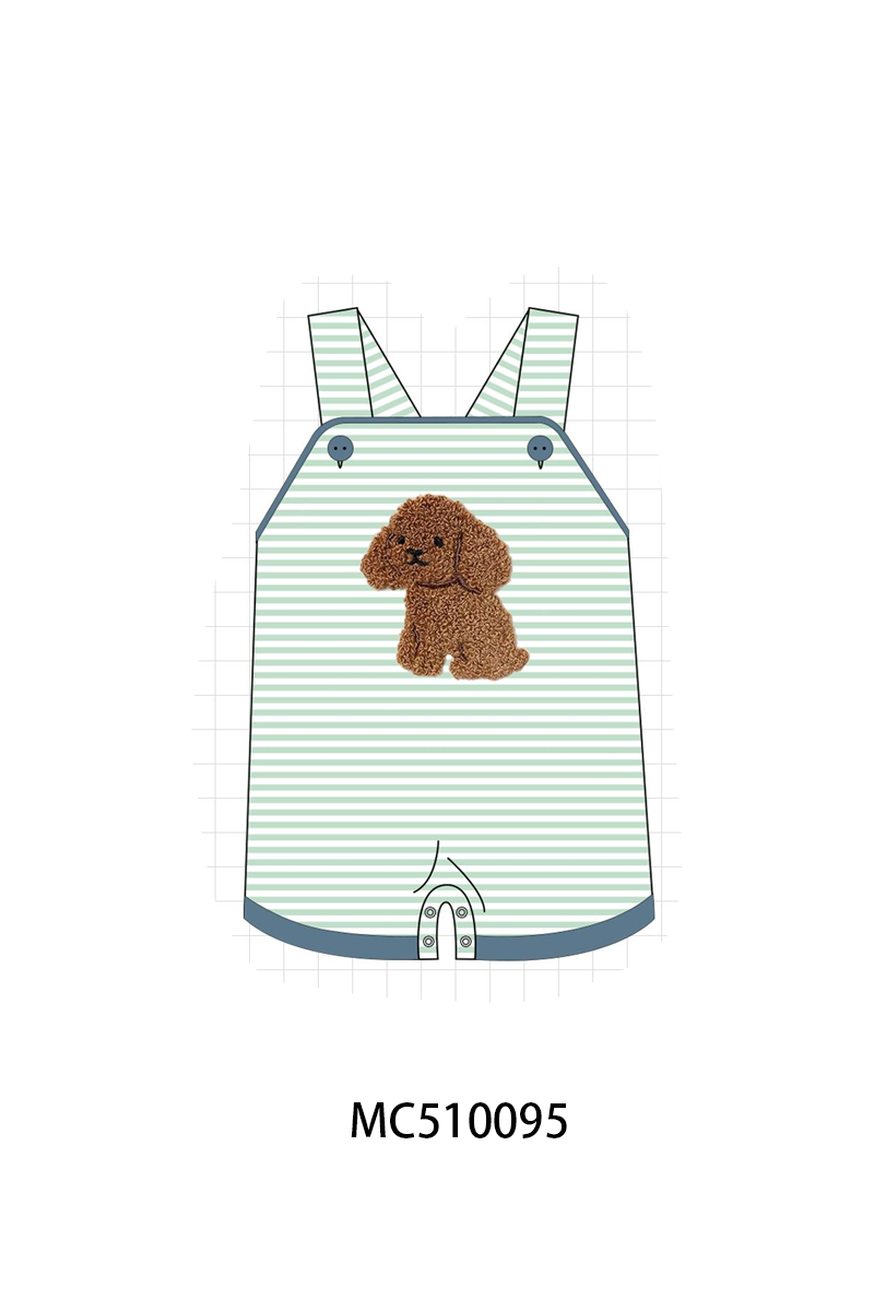 PO23 Green Stripe Puppy French Knot Collection ETA March