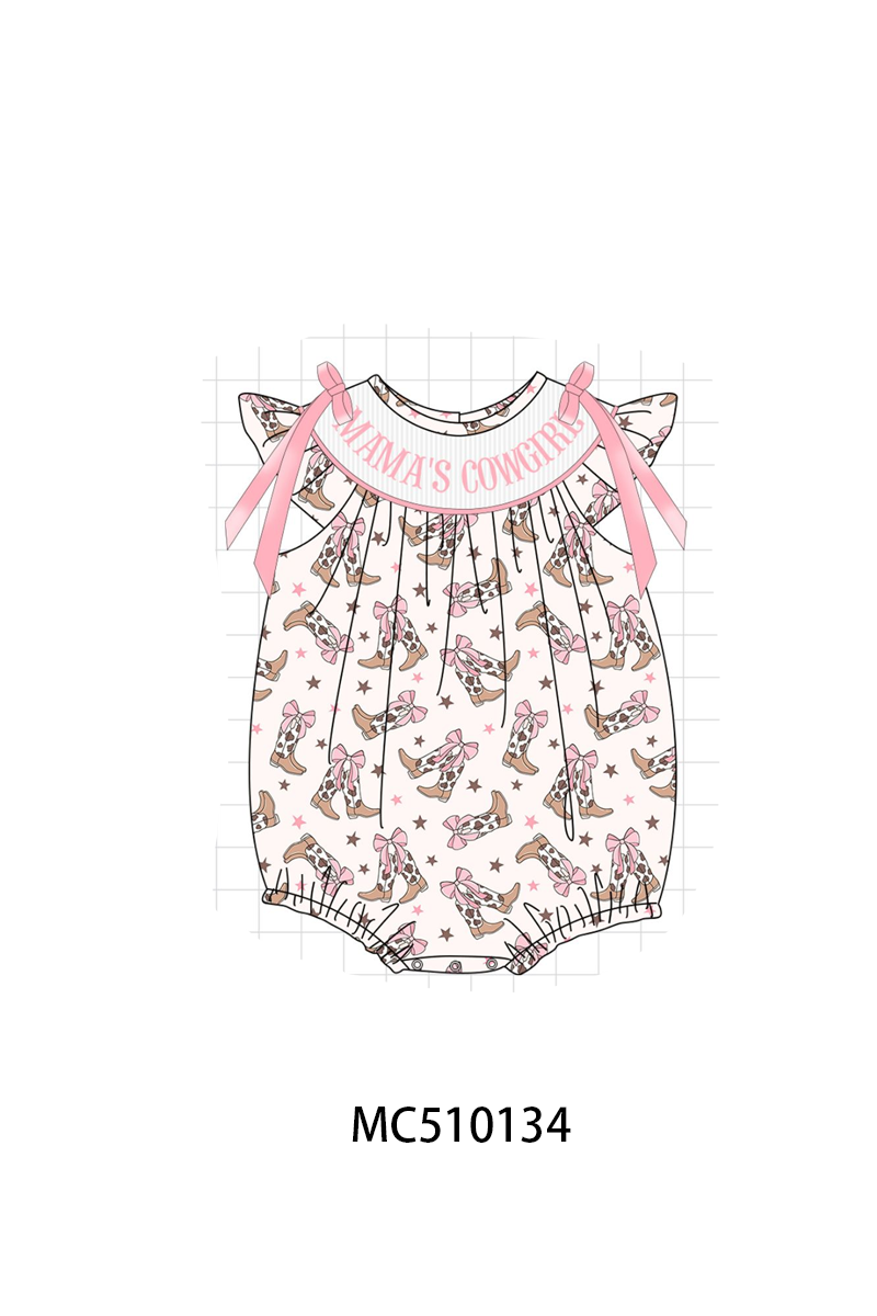 PO23 Western Cowboy Boots Machine Smocked Collection Eta March