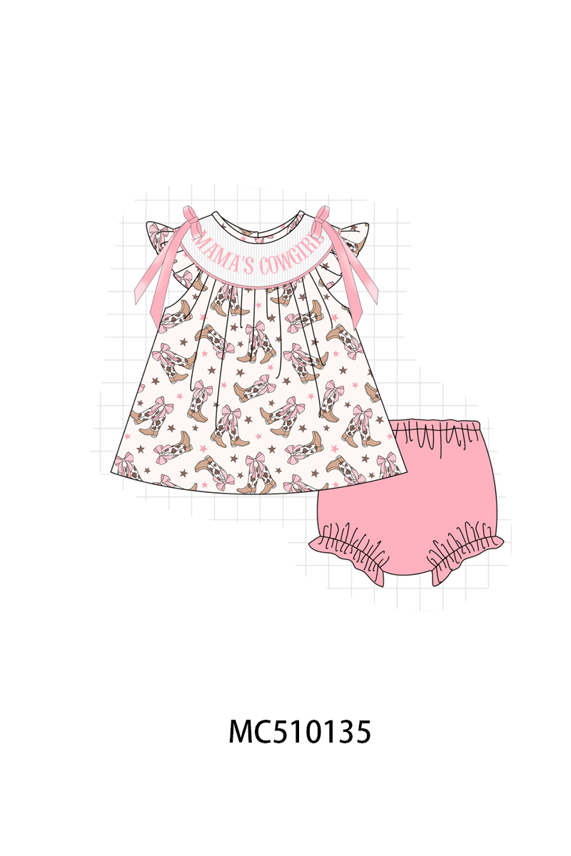 PO23 Western Cowboy Boots Machine Smocked Collection Eta March