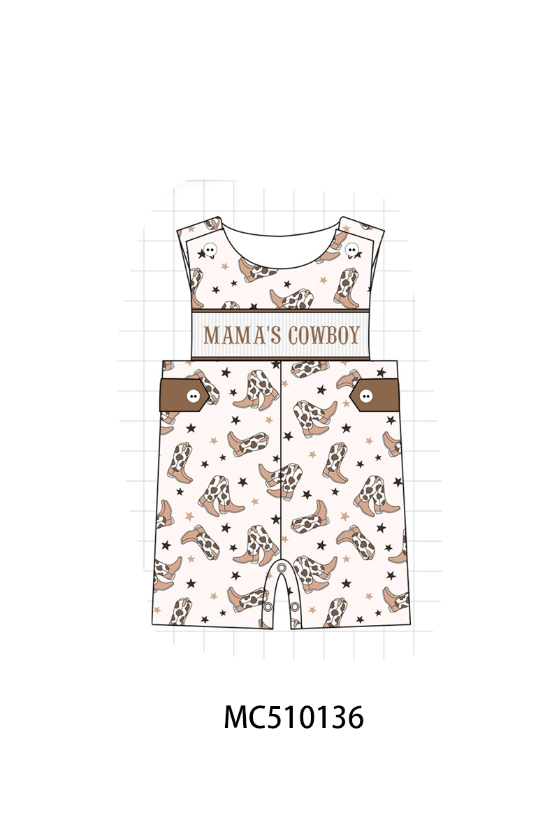 PO23 Western Cowboy Boots Machine Smocked Collection Eta March