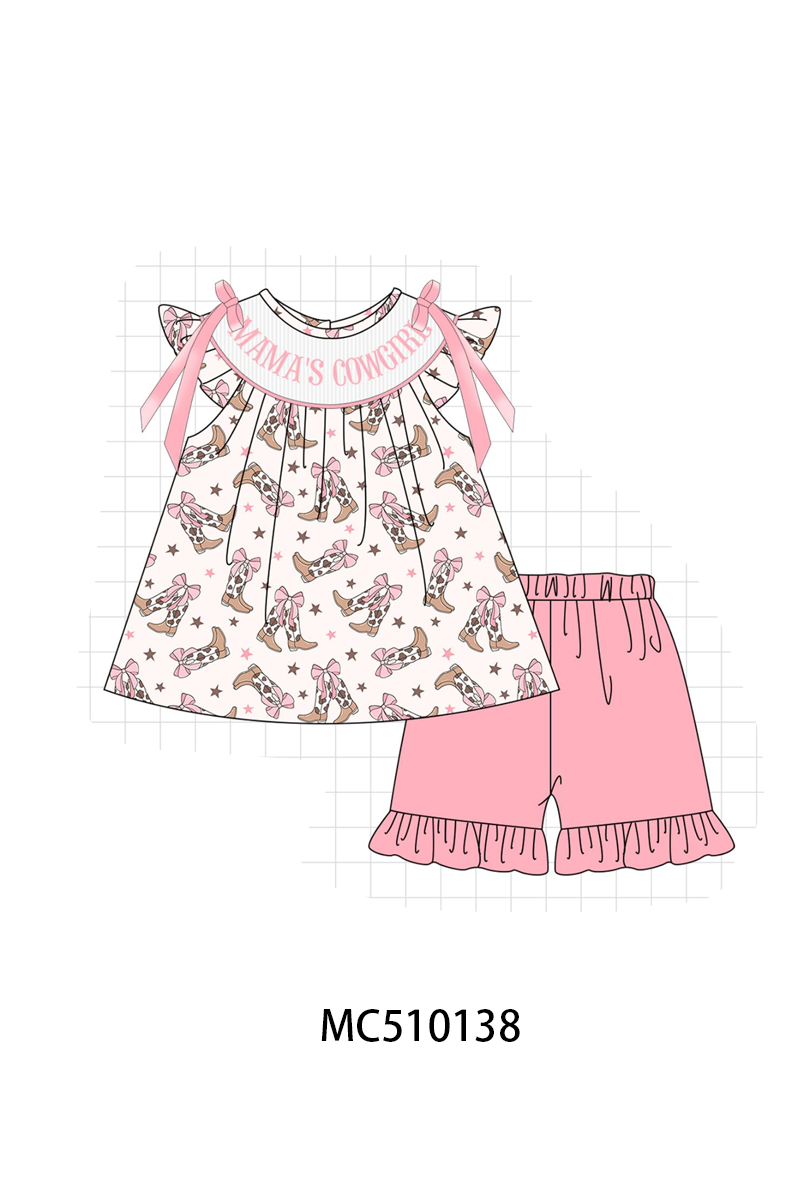 PO23 Western Cowboy Boots Machine Smocked Collection Eta March