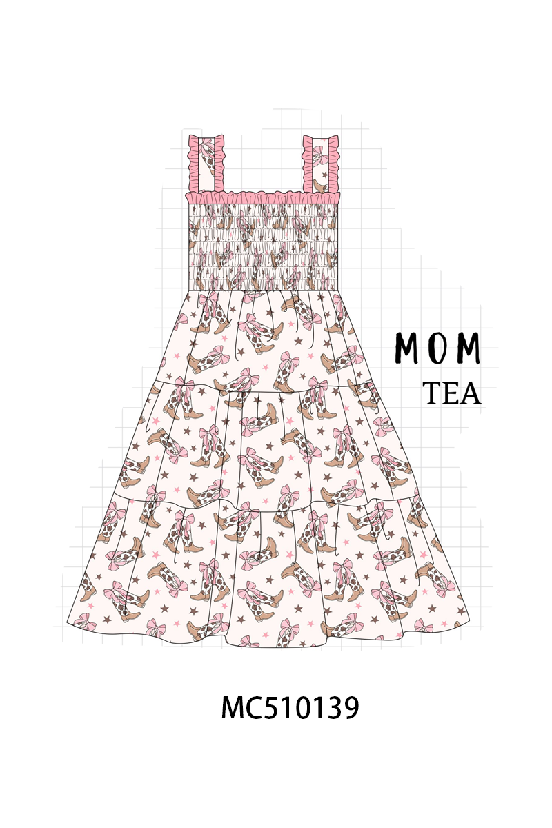 PO23 Western Cowboy Boots Machine Smocked Collection Eta March