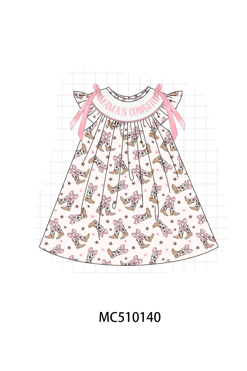 PO23 Western Cowboy Boots Machine Smocked Collection Eta March