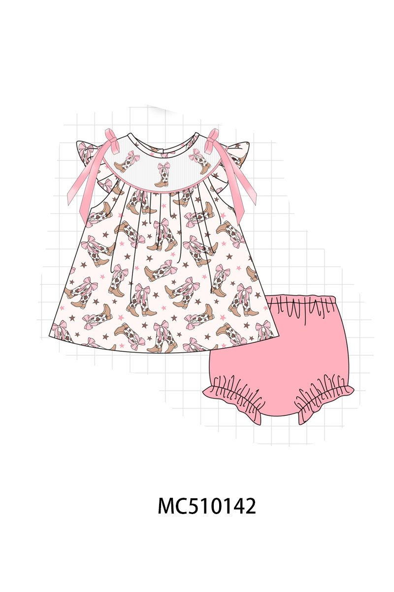 PO23 Western Cowboy Boots Machine Smocked Collection 2 ETA March