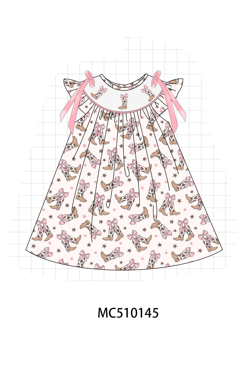 PO23 Western Cowboy Boots Machine Smocked Collection 2 ETA March