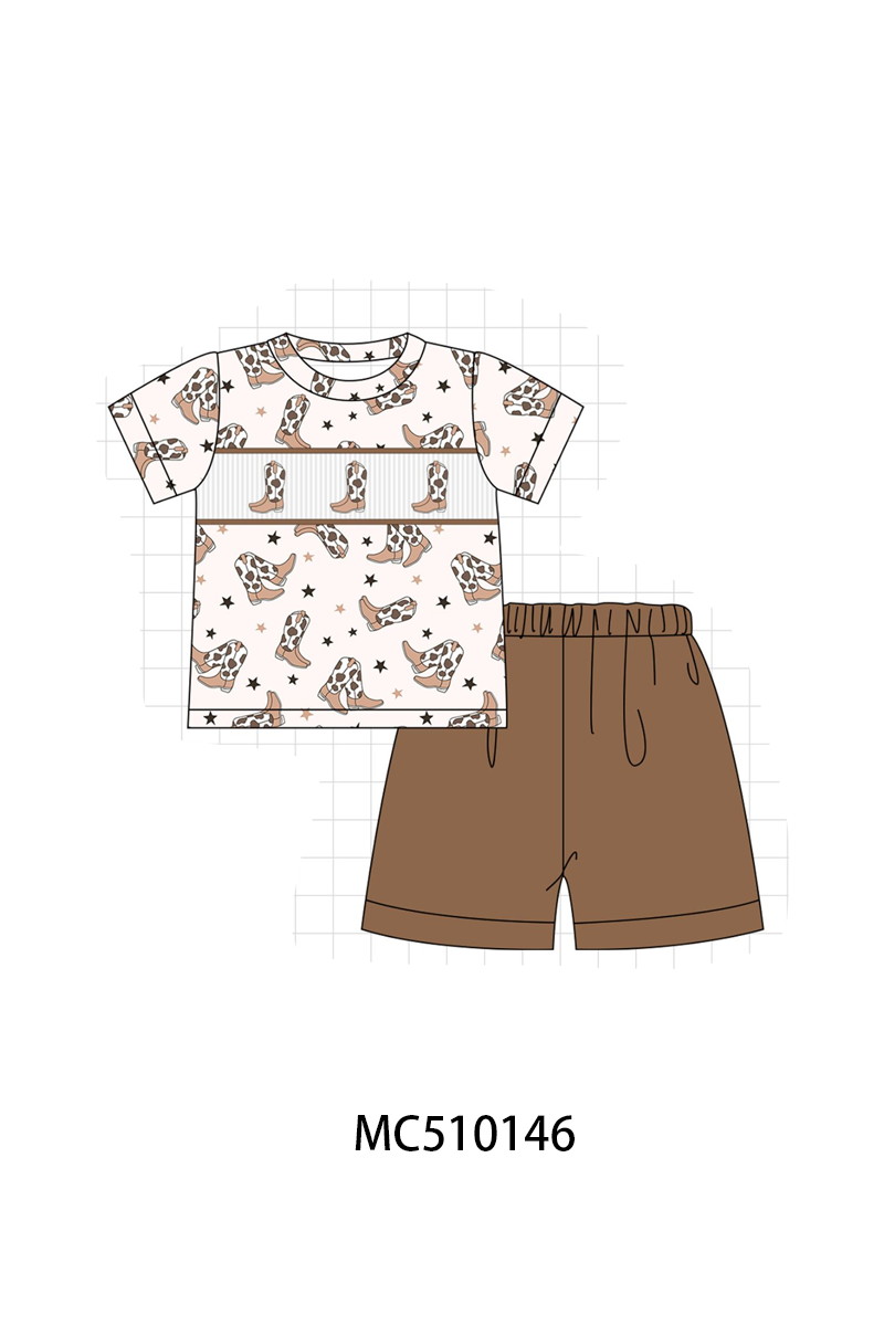 PO23 Western Cowboy Boots Machine Smocked Collection 2 ETA March