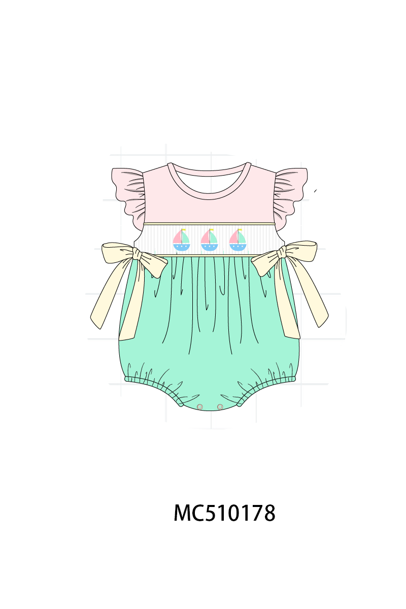 PO23 Colors Blocks Sailboat Embroidery Collection ETA March