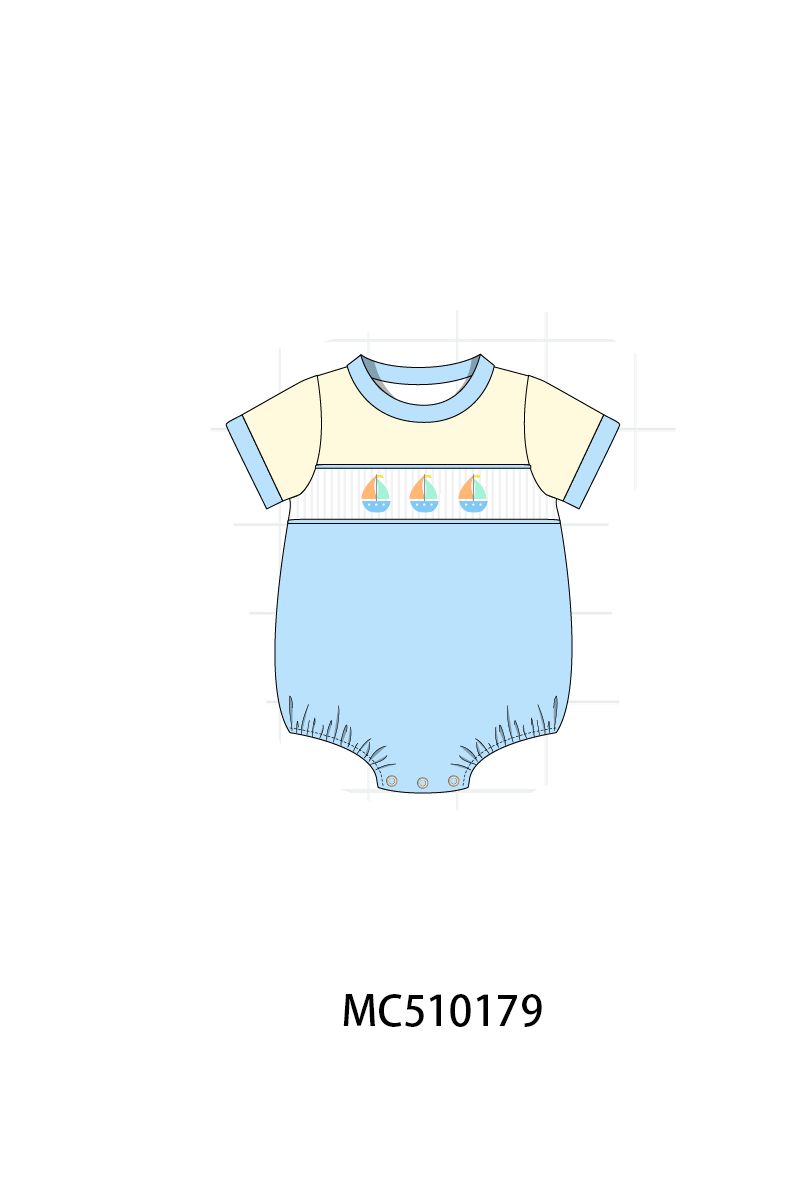 PO23 Colors Blocks Sailboat Embroidery Collection ETA March