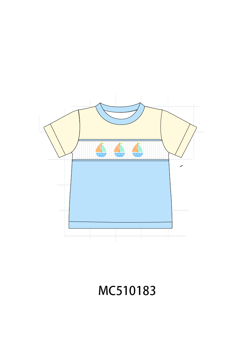 PO23 Colors Blocks Sailboat Embroidery Collection ETA March