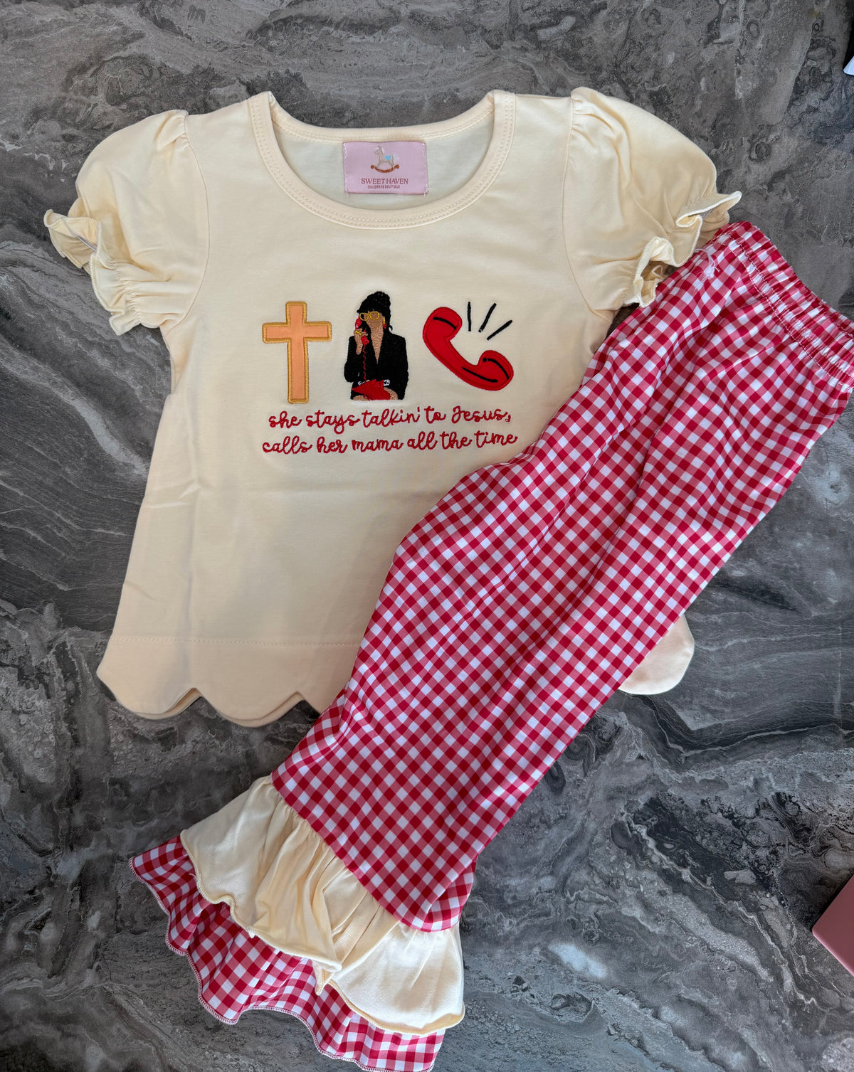 RTS Be Her Girl Pants Set