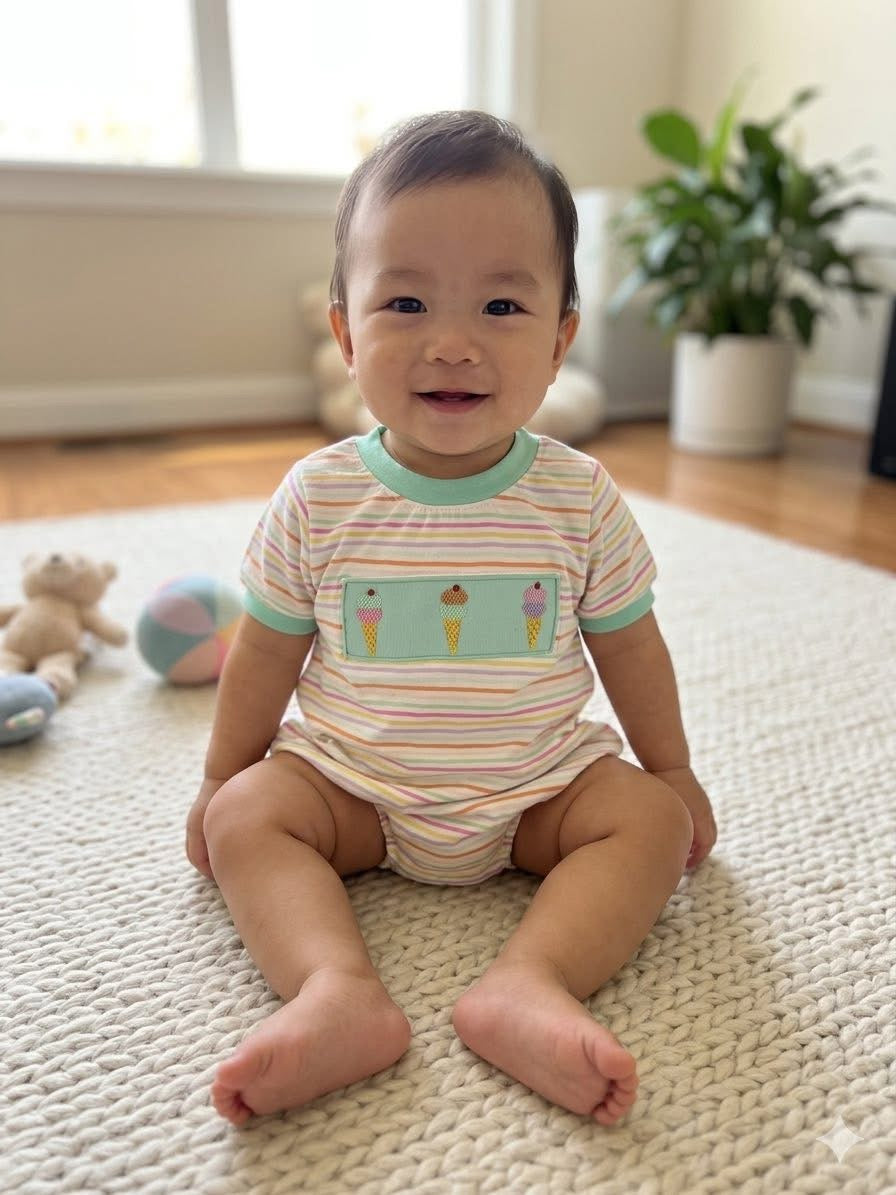 Handsmocked Ice Cream Collection ETA JUNE