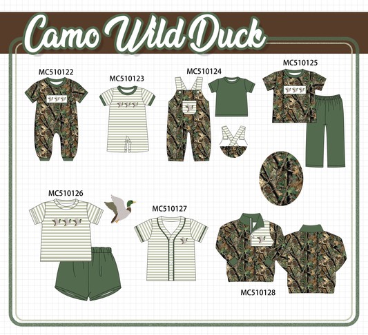 PO23 Camo Duck Embroidery Collection ETA March