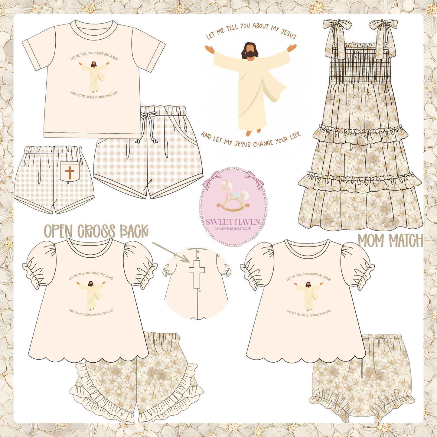 Let my Jesus Change your life Applique Collection ETA OCTOBER