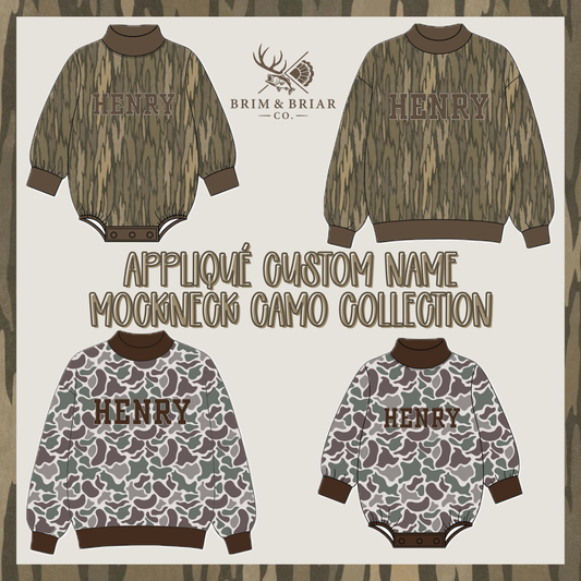 Appliqué Name Camo Collection ETA NOVEMBER