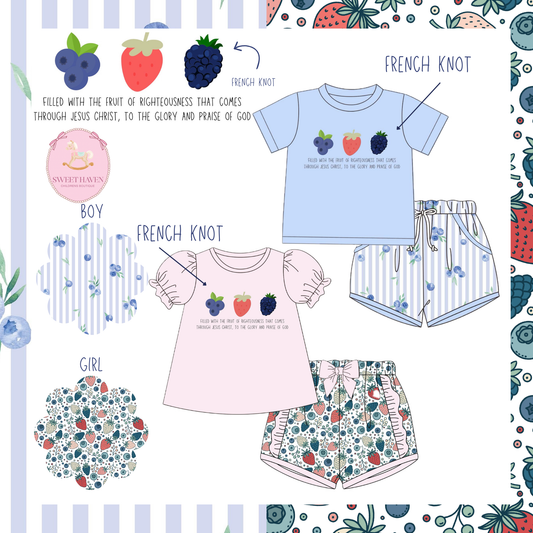 Fruit of Righteousness French Knot Collection ETA JUNE