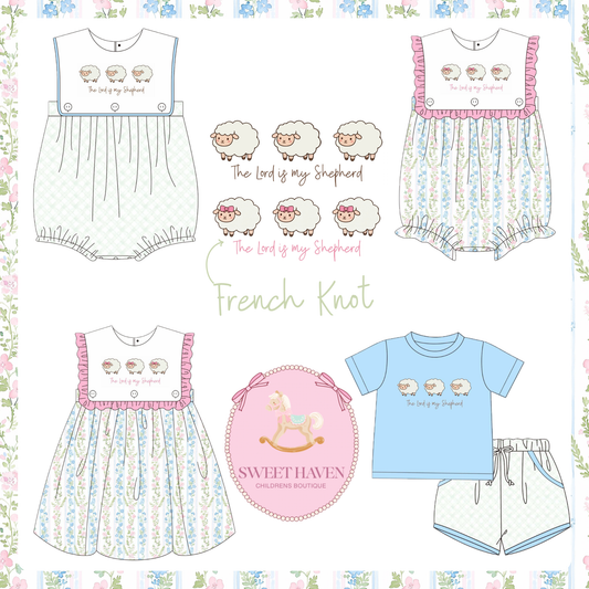 Lord is my Shepherd French Knot Collection ETA JUNE
