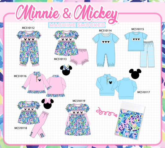 PO23 Pink Character Smocked Collection ETA March